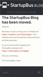Mobile Screenshot of blog.startupbus.com